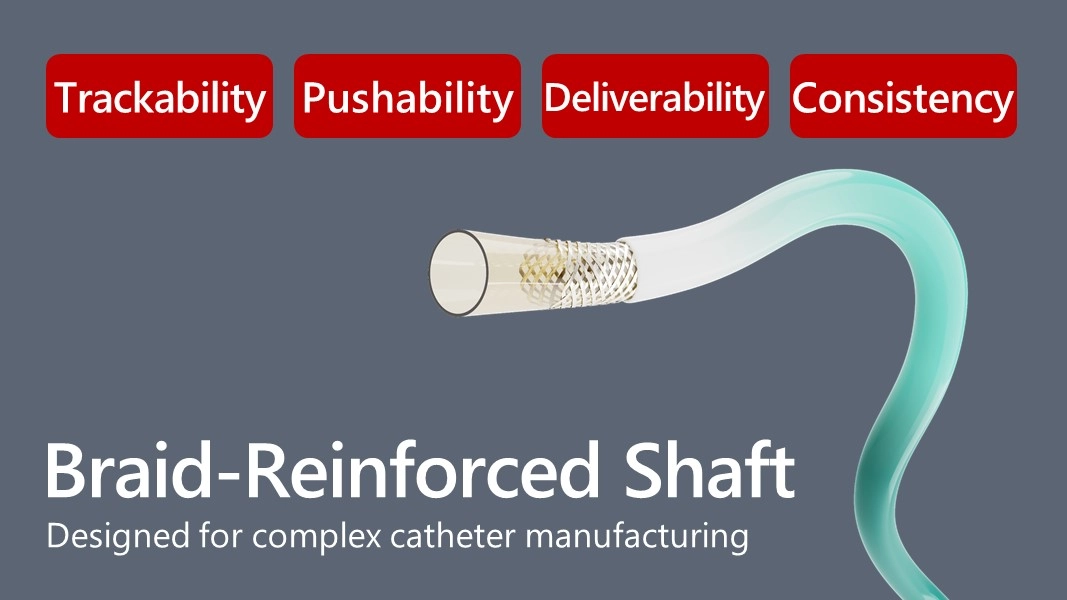 Braid-Reinforced Shaft for Catheter Manufacturing